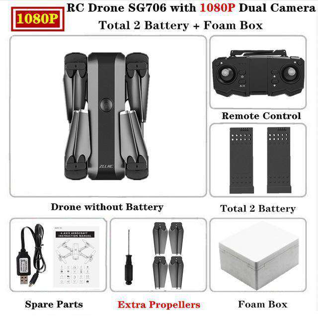 SG706 4K WIFI FPV RC Drone