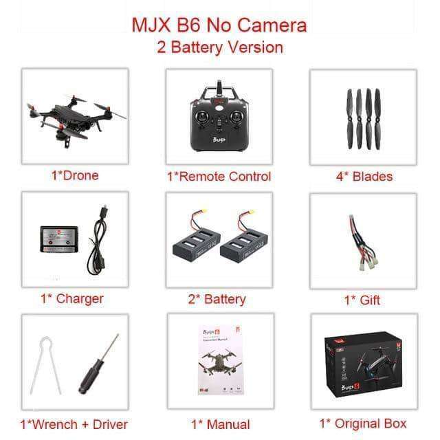 MJX BUG 6 WIFI FPV RC Drone + VR